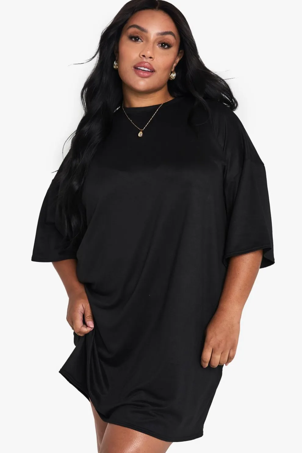 PLUS T SHIRT MINI DRESS | Nasty Gal