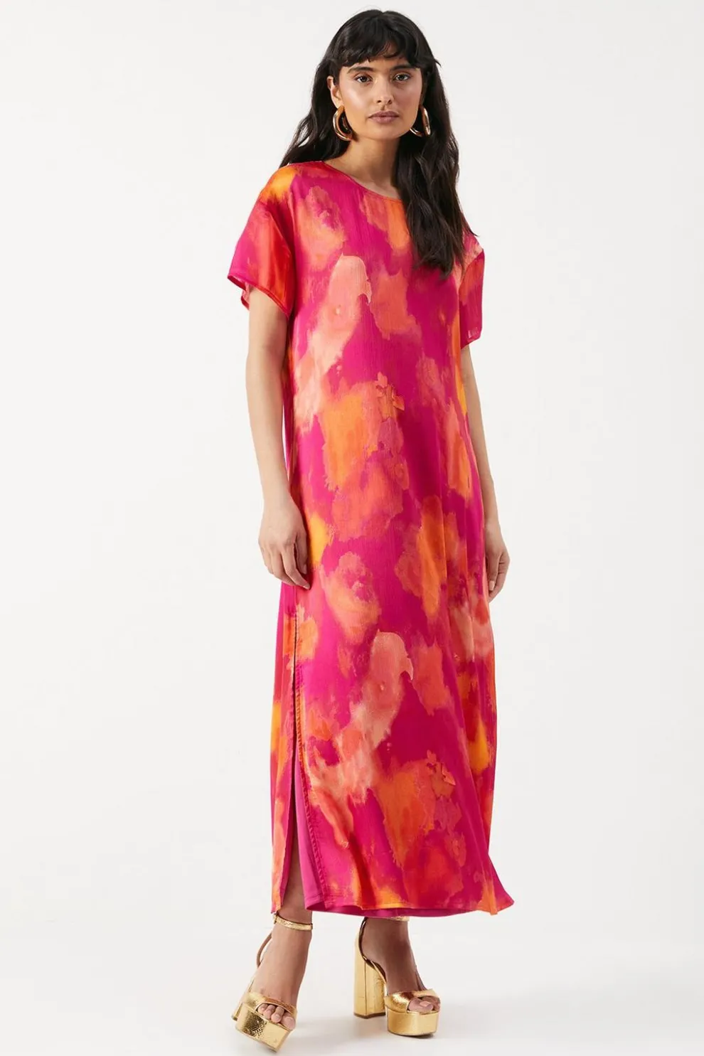 Oversized Midi T-shirt Dress | Nasty Gal